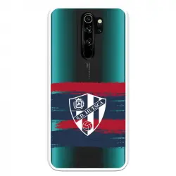 Funda Licencia Oficial SD Huesca Rayas Transparente para Xiaomi Redmi Note 8 Pro