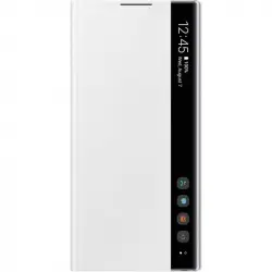 Samsung Clear View Cover para Galaxy Note 10 Blanca