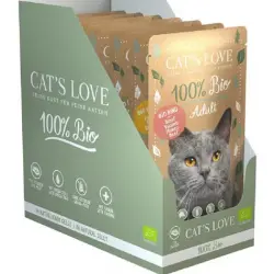 0.6 KG 0.6 KG Cat’s Love Adult Bio Sobre en Gelatina para gatos – Multipack 6