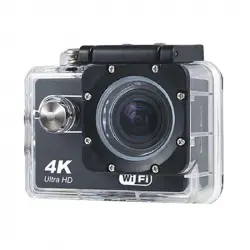 Klack K4K Cámara Deportiva 4K Wifi Negro