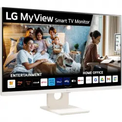 LG 27SR50F-W Smart Monitor 27" IPS Full HD webOS23, Bluetooth, Altavoces y Mando a Distancia Blanco
