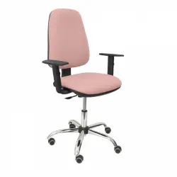 Piqueras y Crespo Socovos Silla Bali Rosa Pálido con Brazos Regulables