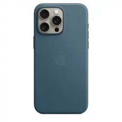 Apple Funda de Trenzado Fino con MagSafe Azul Pacífico para iPhone 15 Pro Max