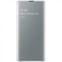 Samsung Clear View Cover Blanca para Samsung Galaxy S10 Plus