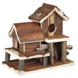 Trixie Casa para hamster y ratón Madera Birte