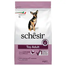 Schesir Mantenimiento Pollo Toy para perros 2 KG