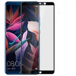 Avizar Protector de Pantalla de Cristal Templado Ultrafino Negro para Huawei Mate 10 Pro