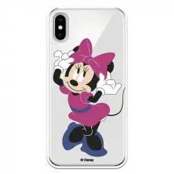 Funda Oficial Clásicos de Disney Minnie Rosa para iPhone X