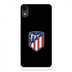 Funda Licencia Oficial Atlético de Madrid Escudo Fondo Negro para iPhone XR