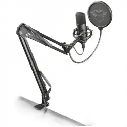 Trust Gaming GXT 252 Emita Plus Micrófono Profesional para Streaming Negro