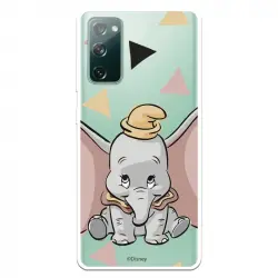Funda Oficial de Disney Dumbo Silueta Transparente para Samsung Galaxy S20 FE