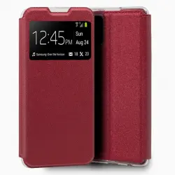 Cool Funda Flip Cover Liso Rojo para Samsung Galaxy A51 5G A516