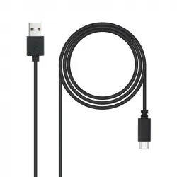Nanocable Cable USB 2.0 USB-C 3m Negro