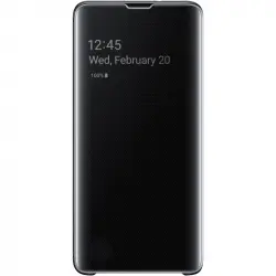 Samsung Clear View Cover Negra para Samsung Galaxy S10