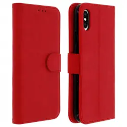 Avizar Funda Libro Roja para iPhone XS Max
