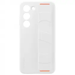 Samsung Silicone Grip Case Funda de Silicona con Agarre Blanca para Galaxy S23
