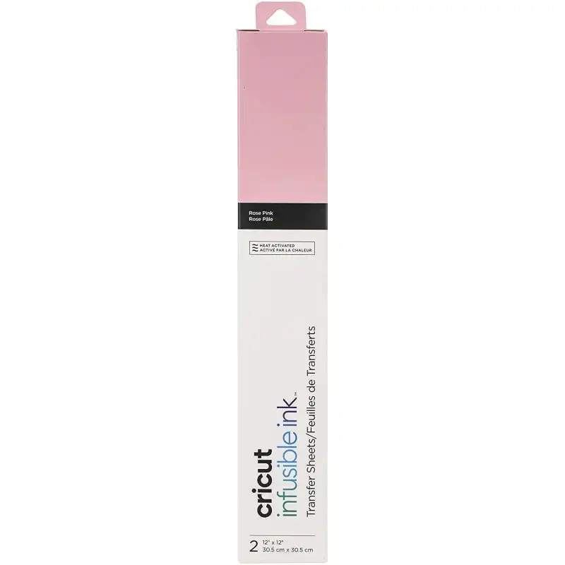 Cricut Infusible Ink Pack 2 Hojas de Transferencia Infusible Rosa