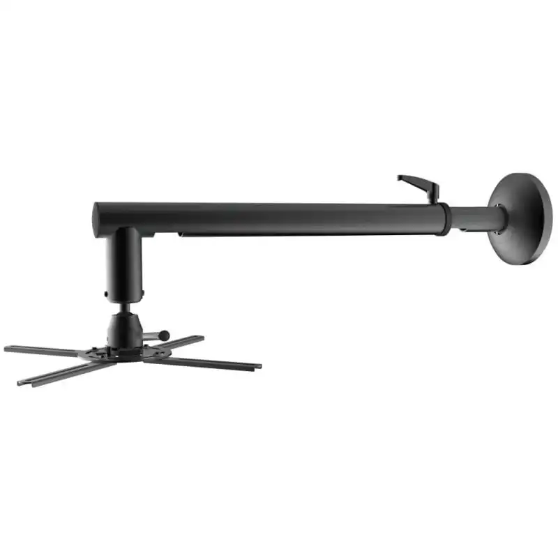 Equip Soporte de Proyector para Pared 670-900MM Rotación 360º Inclinable 20º hasta 30Kgs Negro