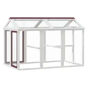 Corral De Madera Maciza Pino Color Moca 141x94x104 Cm Vidaxl