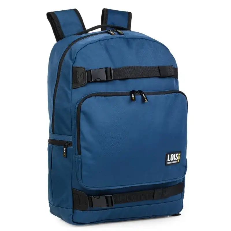 Lois Dilingham Mochila Reforzada para Portátil hasta 15.6" con USB y MiniJack Azul Marino