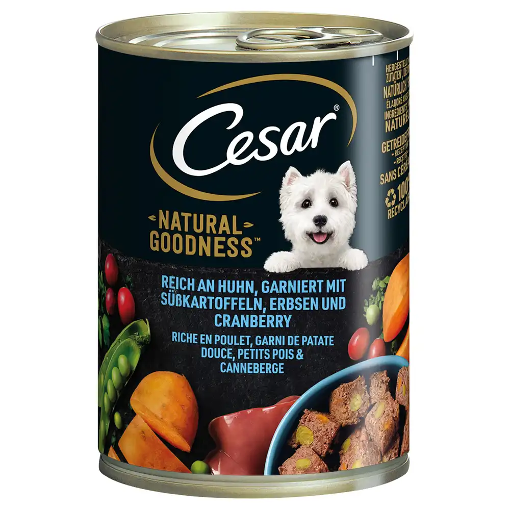 Cesar Natural Goodness - 6 x 400 g - Pollo