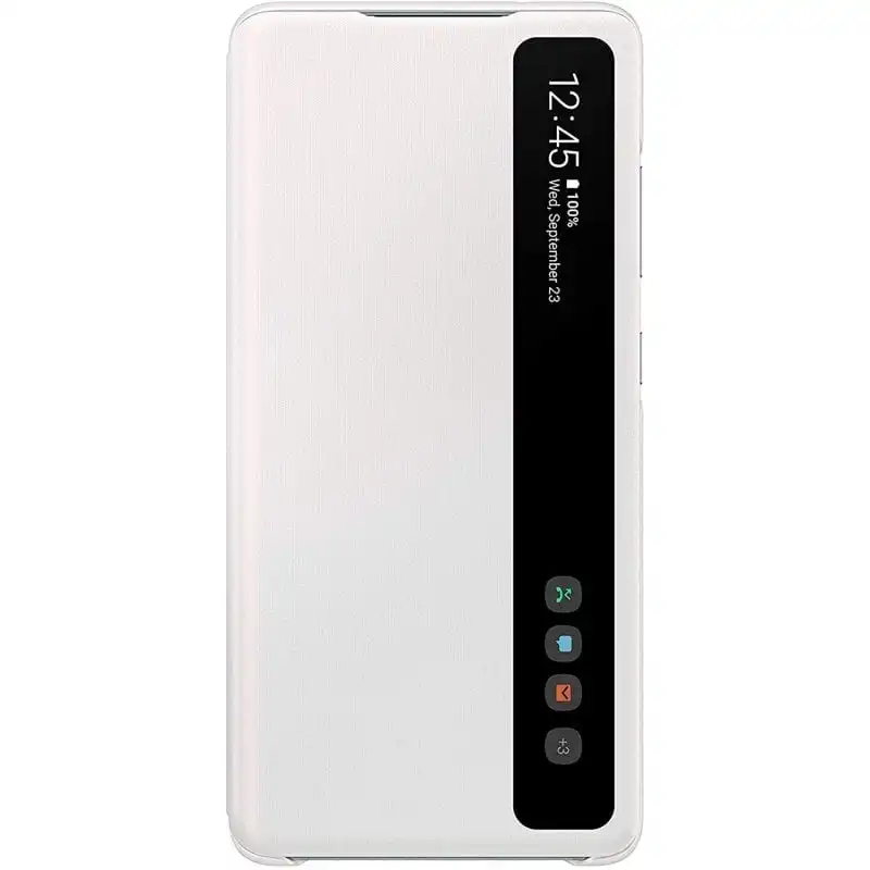 Samsung Smart Clear View Cover Blanca para Samsung Galaxy S20 FE