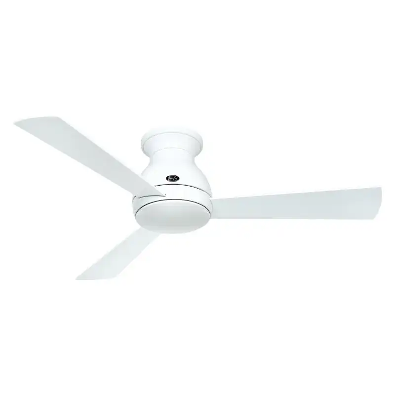 CasaFan Eco Pallas 116 WE-WE/LG Ventilador de Techo Ecológico con Motor Luz y Mando 20W Blanco
