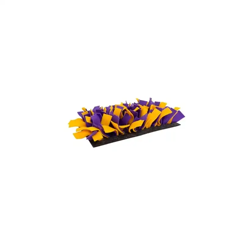 Bunny Snufflemat Morado-Amarillo Para Conejos Y Roedores, Unidades 1 Unidad.