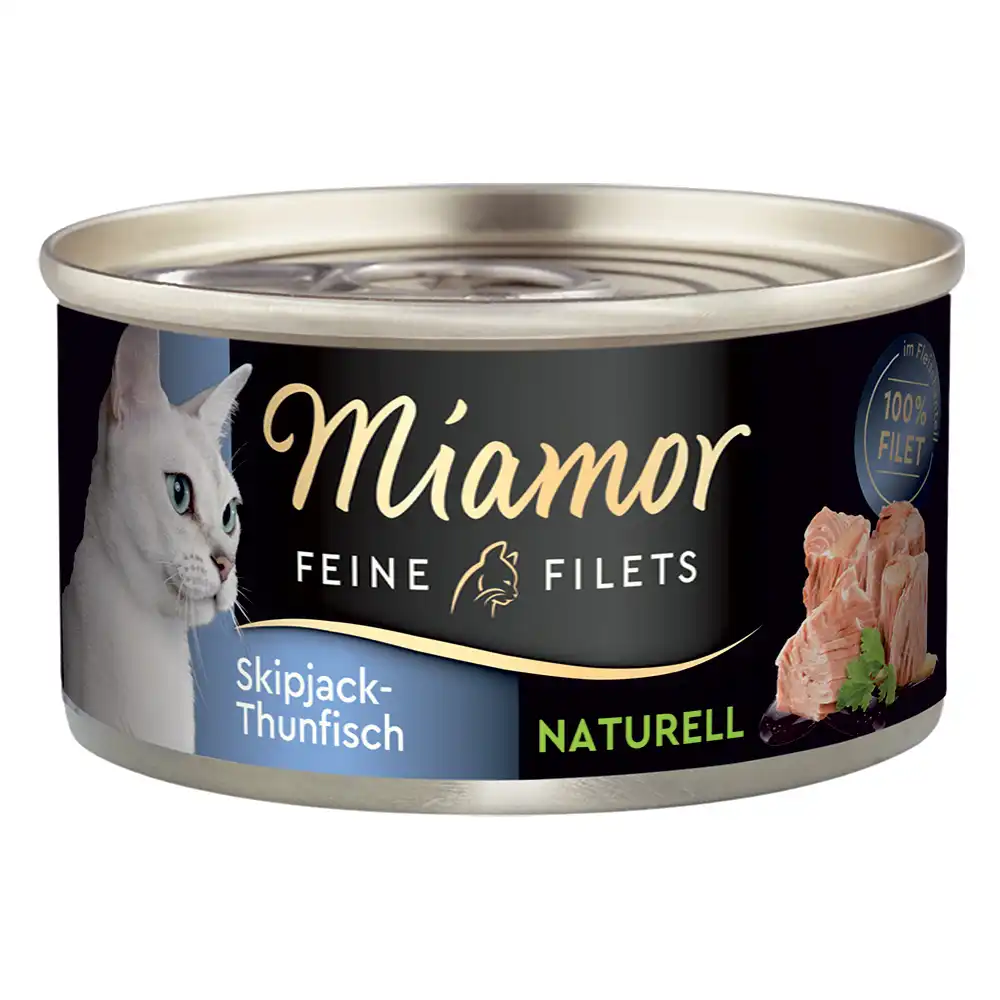Miamor Filetes Finos Naturelle 6 x 80 g - Atún listado