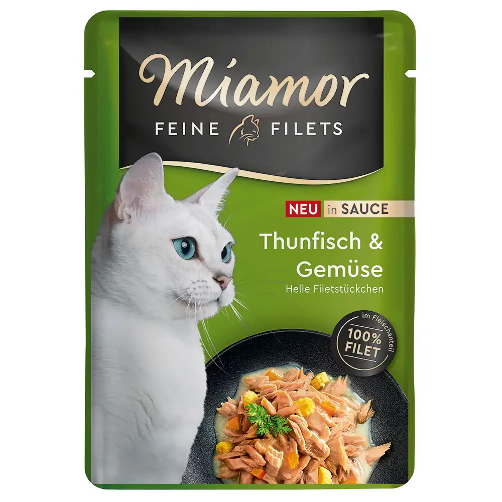 Miamor filetes en salsa 6 x 100 g - Atún y verdura