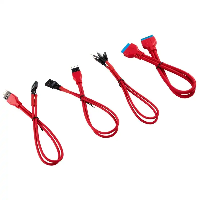 Corsair Kit de Extensión del Panel Frontal Delantero 30cm Rojo