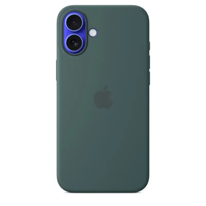 Apple Funda de Silicona con MagSafe Verde Lago para iPhone 16 Plus