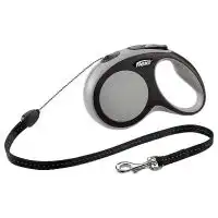 Correa Flexi New Comfort Cordón M 8 metros Gris