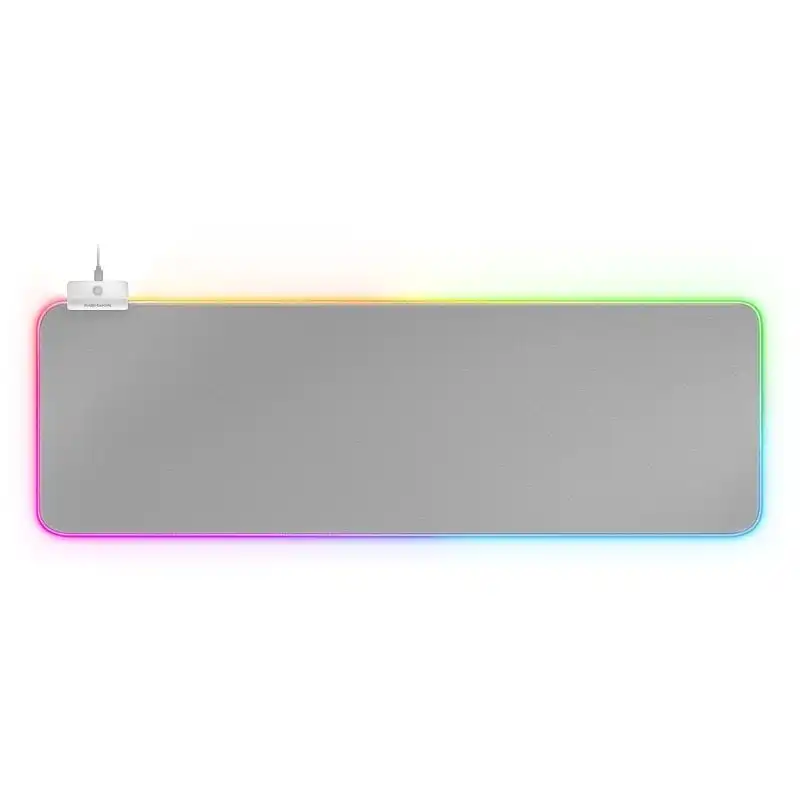 Mars Gaming MMPRGB2 Alfombrilla Gaming XXL RGB Blanco/Plata
