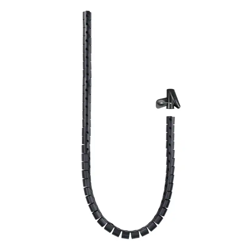 Nanocable Organizador de Cables Flexible 25mm 2m Negro