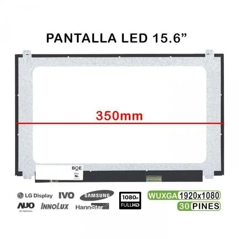 Pantalla LED 15.6" para Huawei Matebook D PL-W09 W60B W50F FullHD IPS
