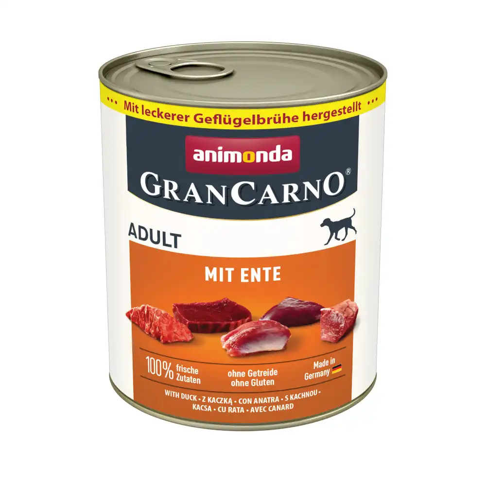 animonda GranCarno Original Adult 6 x 800 g - con pato