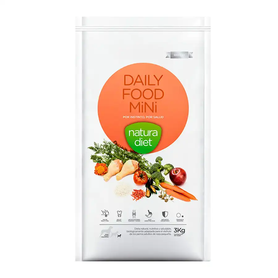 Natura Diet Cordero y Arroz Mini 3 Kg.