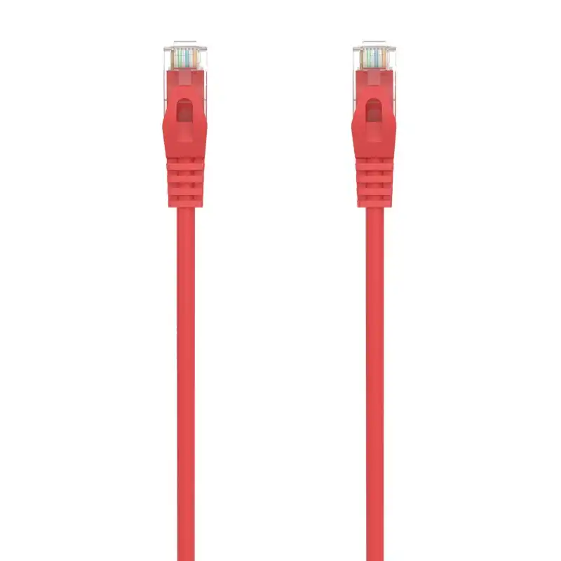 Aisens A145-0556 Cable de Red RJ45 UTP Cat 6A 25cm Rojo