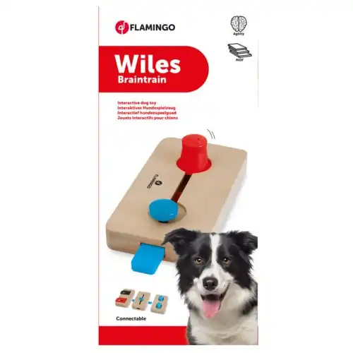 Flamingo Brain Train Wiles interactivo para perros