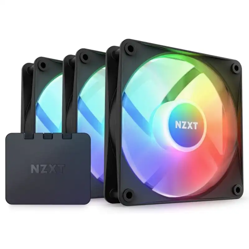 NZXT F120 RGB Core Triple Pack Ventilador Suplementario 120mm Negro