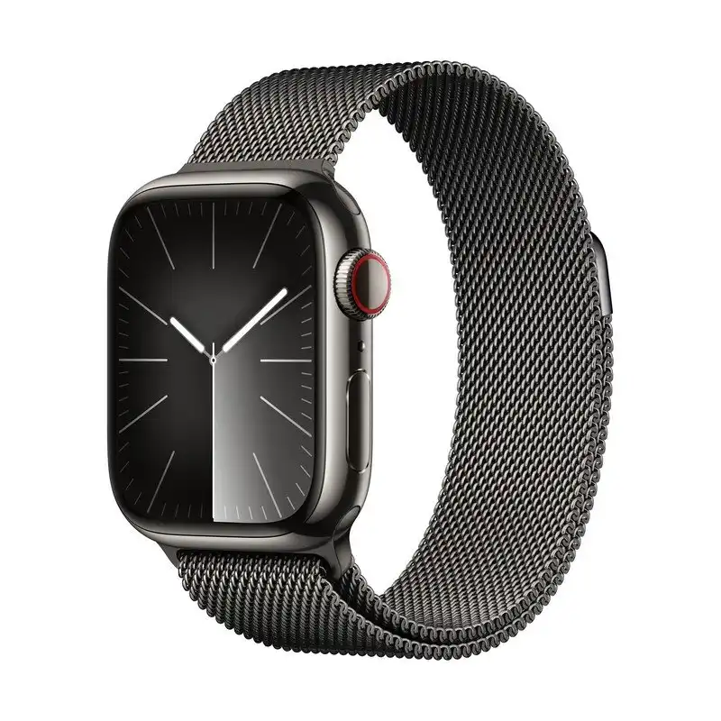 Apple Watch Series 9 GPS + Cellular 45mm Grafito Caja de Acero Inoxidable con Correa Loop Milanese