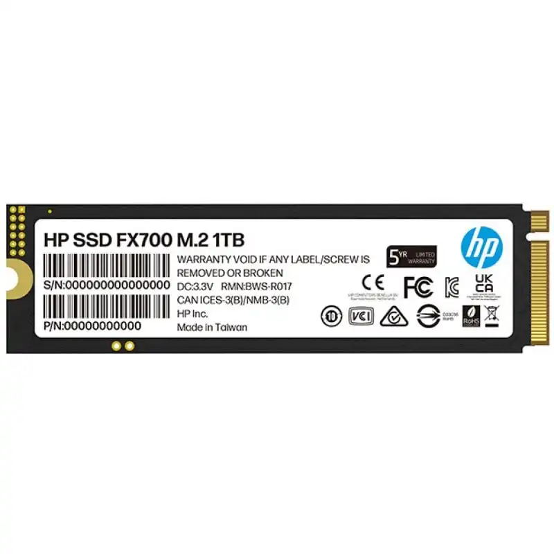 HP FX700 1TB SSD PCIe Gen4 x4 NVMe