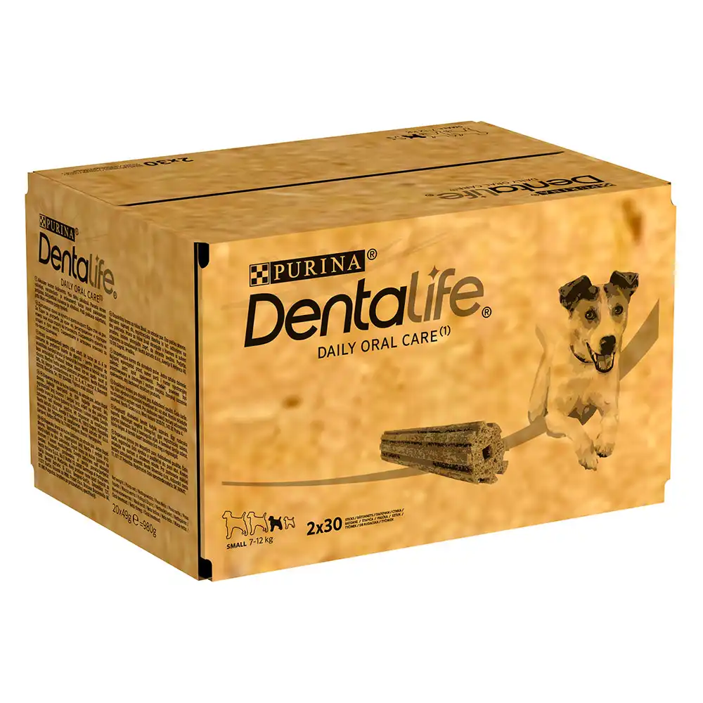 Purina Dentalife snacks dentales para perros ¡con un 25 % de descuento! - Perros pequeños (60 barritas)