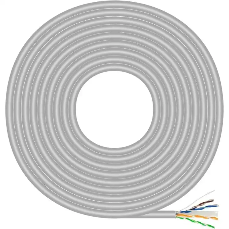 Aisens A135-0660 Bobina Cable de Red RJ45 Cat.6 UTP AWG23 CCA 100m Gris