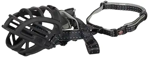 Bozal flexible de silicona para perros S