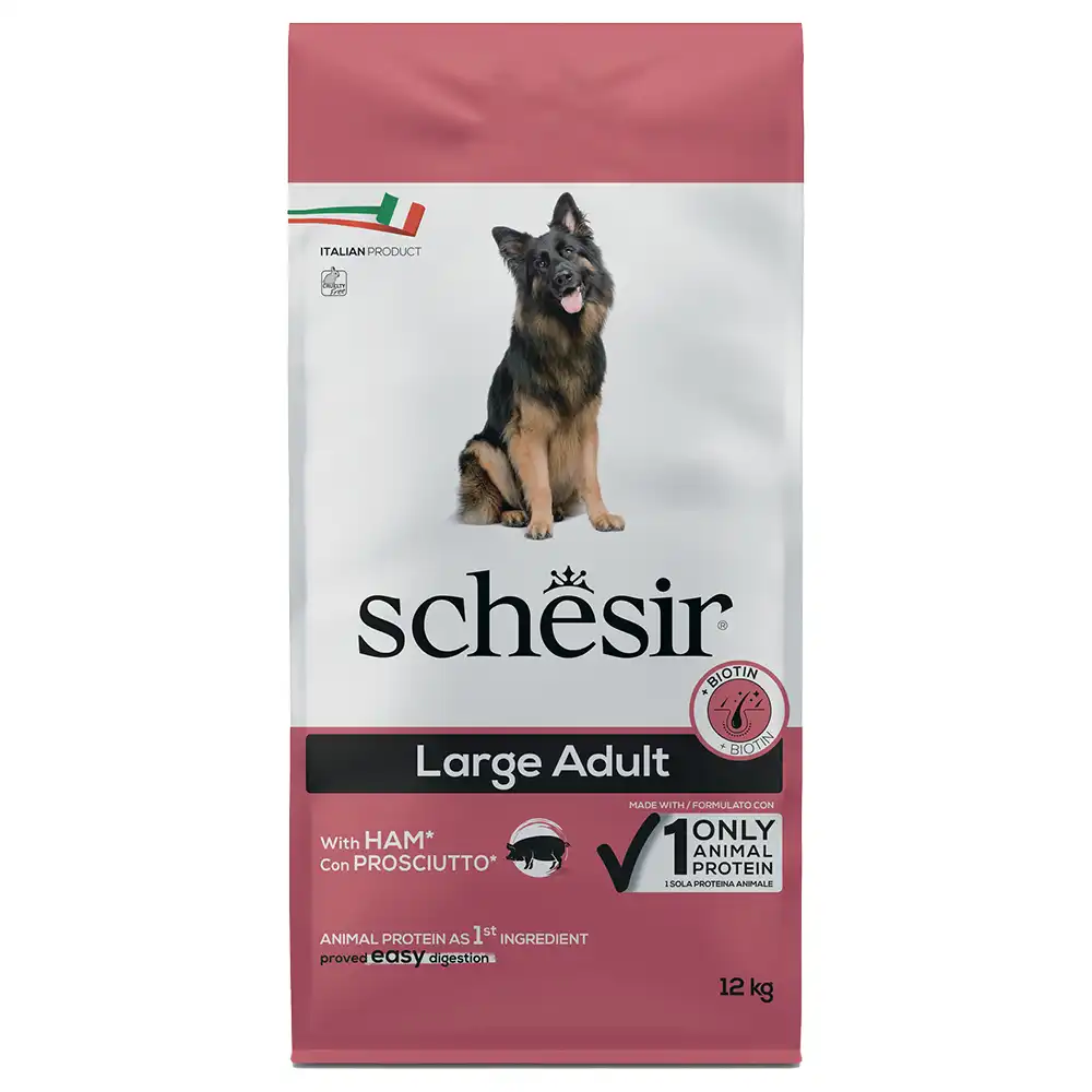 Schesir Large Breed Jamón 12 KG