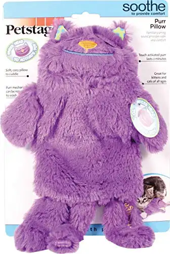 Outward Hound Catstages Purr Pillow Kitty Peluche Relajante para gatos