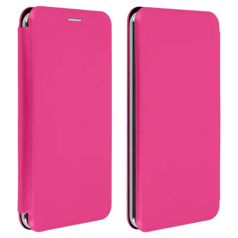 Avizar Funda Libro con Slide Fucsia para Smartphones de 4.8" a 5.3"