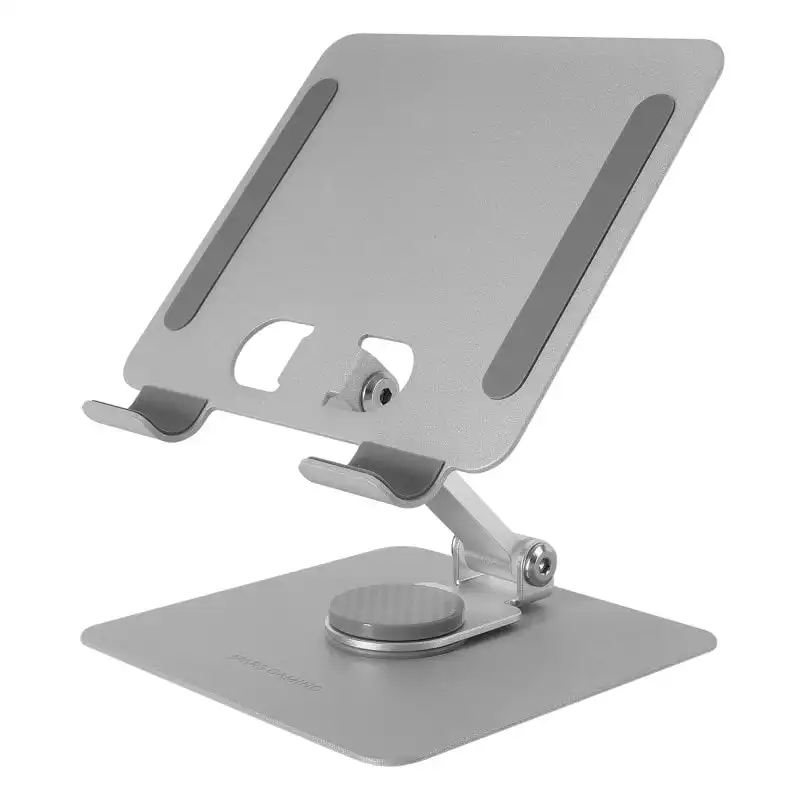 Mars Gaming MA-RST Soporte Plegable Antideslizante 2 en 1 Blanco para Tablets y Convertibles hasta 13"